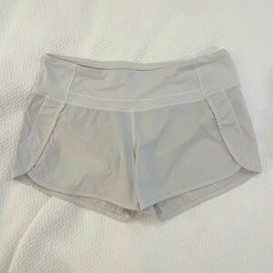 White Lululemon Shorts